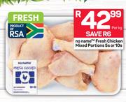 No Name Fresh Chicken Mixed Portions 5s Or 10s-Per Kg
