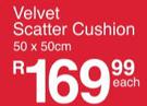 Velvet Scatter Cushion 50 x 50cm-Each
