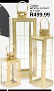 Classic Window Lantern 18 x 50cm