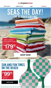 Mr Price Home : Seas The Day (Request Valid Date From Retailer)