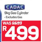 Cadac 9Kg Gas Cylinder Excluding Gas