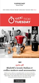 Yuppiechef : 20% Off Iconic Coffee Makers (Request Valid Date From Retailer)