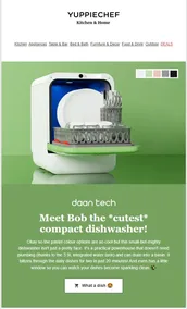 Yuppiechef : The Compact Dishwasher (Request Valid Date From Retailer)