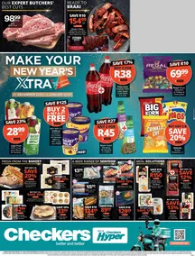 Checkers Gauteng, Brits, Klerksdorp, Limpopo, Mpumalanga, North West, Potchefstroom & Rustenburg : New Year's Promotion (27 December - 01 January 2025)