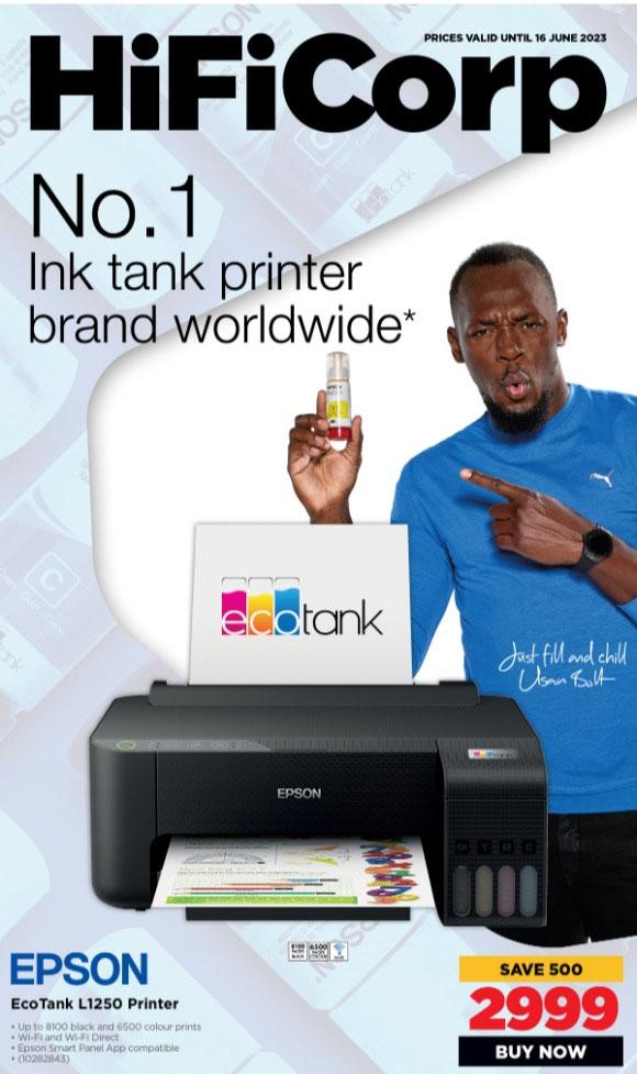 HiFi Corp No1 Ink Tank Printer Brand Worldwide (07 June 16 June