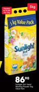 Sunlight 2 in 1 Hand Washing Powder Value Pack-5kg