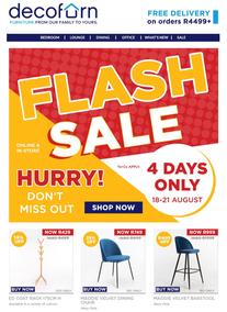 Decofurn : Flash Sale (18 August - 21 August 2022)