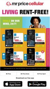 Mr Price Cellular : Living Rent-Free (01 February - 28 March 2024)