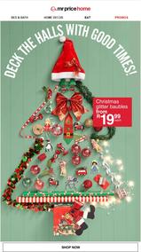 Mr Price Home : Deck The Halls With Good Times (Request Valid Date From Retailer)