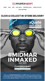 Mr Price Sport : Swim Midmar In Maxed And Win (Request Valid Date From Retailer)