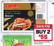 Eskort Rindless Streaky Bacon-2x200g