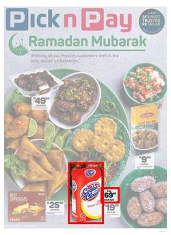Pick n Pay Western Cape : Ramadan Mubarak (13 May - 26 May 2019), page 1