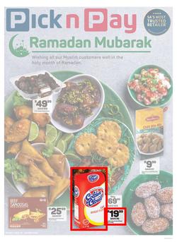 Pick n Pay Western Cape : Ramadan Mubarak (13 May - 26 May 2019), page 1
