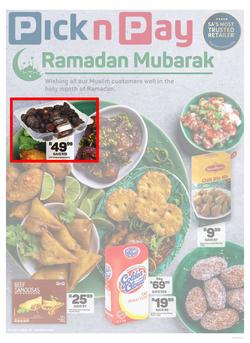 Pick n Pay Western Cape : Ramadan Mubarak (13 May - 26 May 2019), page 1