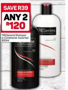 Tresemme Shampoo Or Conditioner Assorted-2X900ml