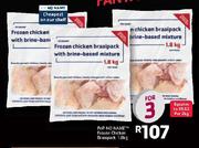 PnP Frozen Chicken Braaipack-3x1.8Kg pack