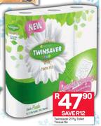 Twinsaver 2 Ply Toilet Tissue-8'S Pack