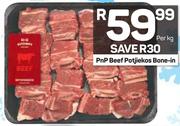 PnP Beef Potjiekos Bone In-Per kg