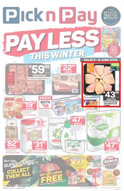 Pick n Pay KZN : Pay Less This Winter (03 Jun - 09 Jun 2019), page 1