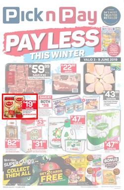 Pick n Pay KZN : Pay Less This Winter (03 Jun - 09 Jun 2019), page 1