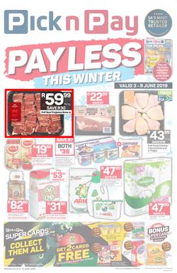 Pick n Pay KZN : Pay Less This Winter (03 Jun - 09 Jun 2019), page 1