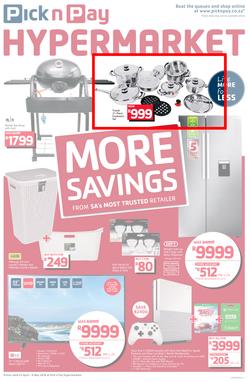 Pick n Pay Hyper : More Savings (23 Apr - 06 May 2018), page 1