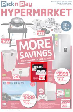 Pick n Pay Hyper : More Savings (23 Apr - 06 May 2018), page 1