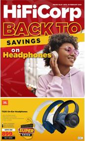 HiFi Corp : Back To Savings On Headphones (21 February - 29 February 2024)