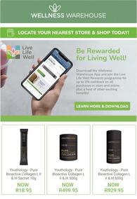 Wellness Warehouse : Be Rewarded For Living Well (Request Valid Date From Retailer)