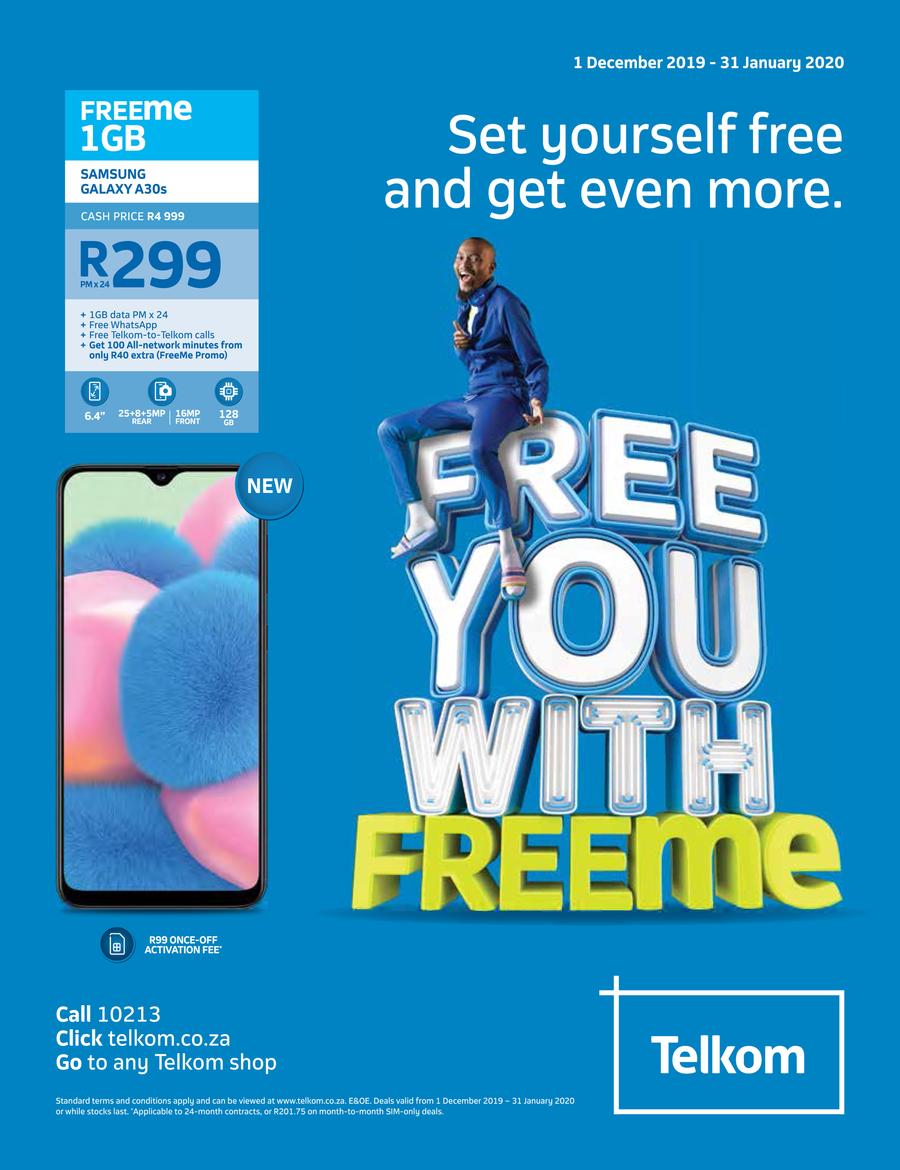 Telkom Free You With Free Me 01 Dec 31 Jan 2020 Www Guzzle Co Za