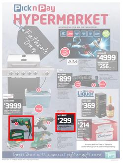 Pick n Pay Hyper : Father's Day Gifting (04 Jun - 17 Jun 2018), page 1