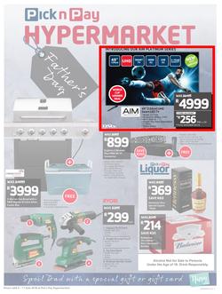 Pick n Pay Hyper : Father's Day Gifting (04 Jun - 17 Jun 2018), page 1