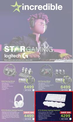 Incredible Connection : All Star Gaming With Logitech (23 March - 31 March 2023), page 1
