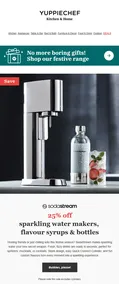 Yuppiechef : 25% Off Sparkling Water Makers (Request Valid Date From Retailer)