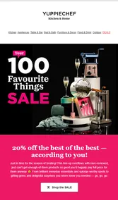 Yuppiechef : 20% Off The Best Of The Best (Request Valid Date From Retailer)