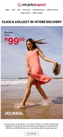 Mr Price Sport : The Ultimate Summer Dress (Request Valid Date From Retailer)