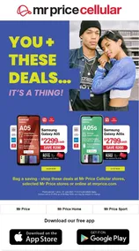 Mr Price Cellular : You + These Deals (Request Valid Date From Retailer)