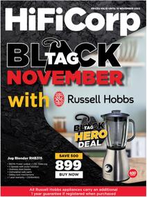 HiFi Corp : Black Tag November With Russell Hobbs (06 November - 13 November 2023)