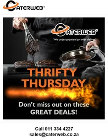 Caterweb : Thrifty Thursday (Request Valid Date From Retailer)