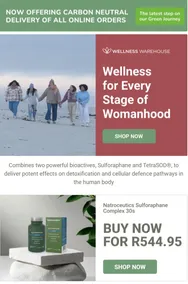 Wellness Warehouse : Wellness For Every Stage Of Womanhood (Request Valid Date From Retailer)