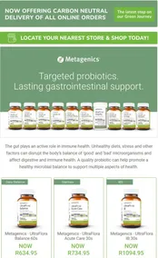 Wellness Warehouse : Metagenics Targeted Probiotics (Request Valid Date From Retailer)