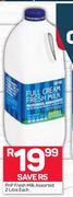 PnP Fresh Milk Assorted-2Ltr