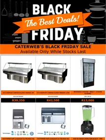 Caterweb : Black Friday The Best Deals (Request Valid Date From Retailer)