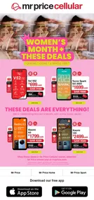 Mr Price Cellular : Women's Month + These Deals (01 August - 22 August 2024)