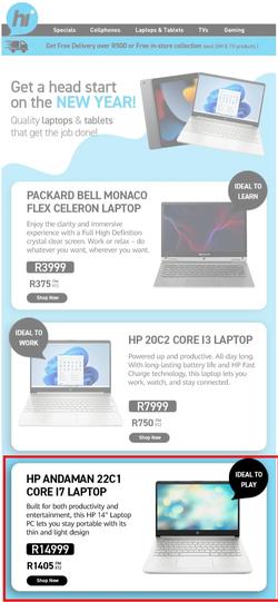 Hi Online : Get A Head Start On The New Year (Request Valid Date From Retailer), page 1