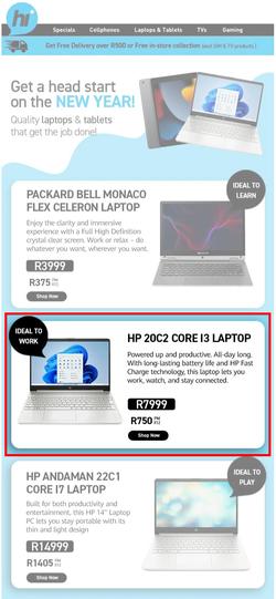 Hi Online : Get A Head Start On The New Year (Request Valid Date From Retailer), page 1
