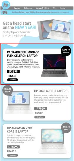 Hi Online : Get A Head Start On The New Year (Request Valid Date From Retailer), page 1