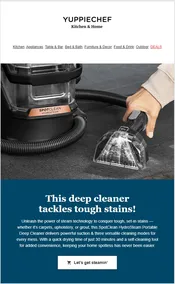 Yuppiechef : Dust-busters and Deep Cleaners (Request Valid Date From Retailer)