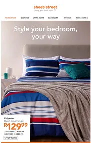 Sheet Street : Style Your Bedroom Your Way (Request Valid Date From Retailer)