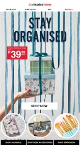 Mr Price Home : Stay Organised (Request Valid Date From Retailer)